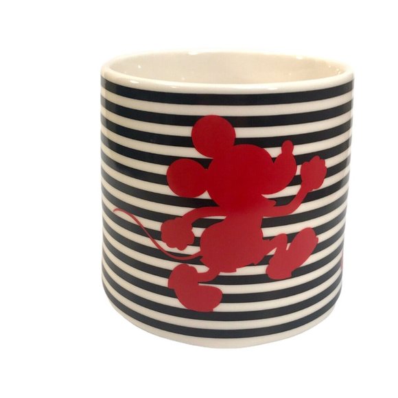 Disney Mickey Mouse Red Silhouette Oversized 26oz Porcelain Coffee Cup Mug - Picture 2 of 6